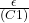 \frac{\epsilon}{(C−1)}