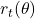  r_t(\theta)